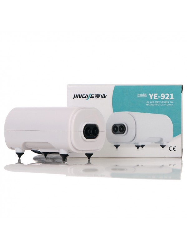 Компресор двохканальний Jingye Duo Air Pump 2x200 л/г. 3вт. (YE-921)