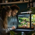 Світильник LED 40-50см для тераріумів з контролером часу Terrario ReptoRay 12W