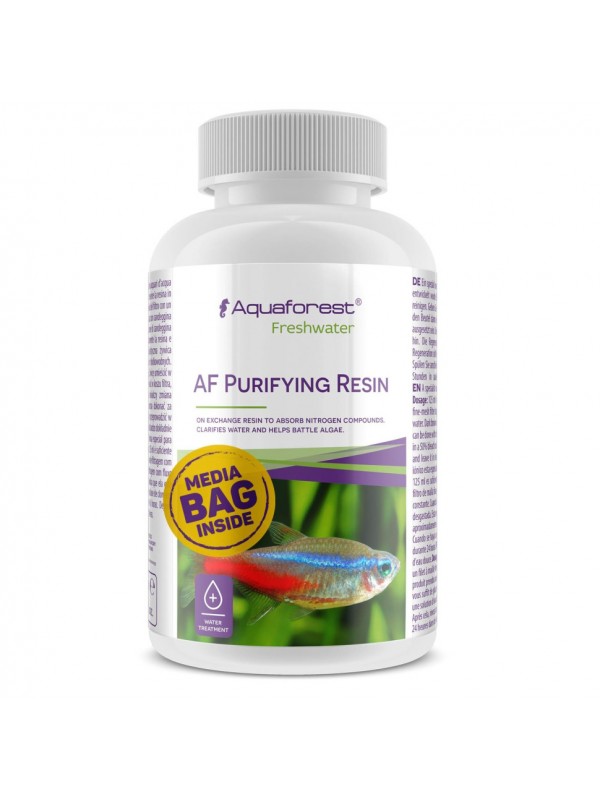 Смола для видалення нітратів NO3 з води Aquaforest AF Purifying Resin 125мл (733113)