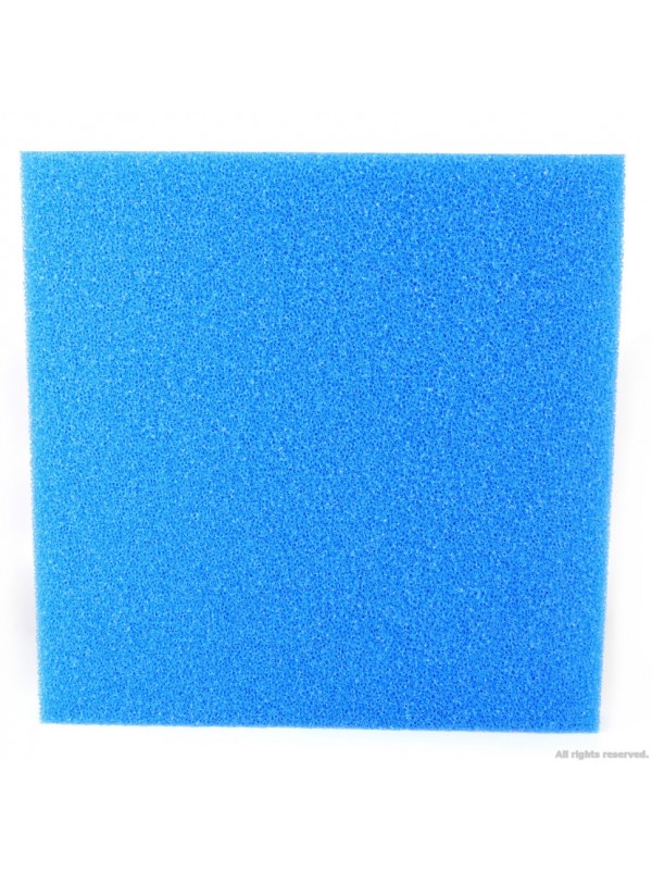 Фільтруюча губка грубої очистки Hobby Filter sponge blue ​50x50x10см ppi 10 (20485)