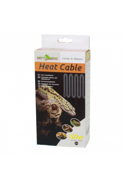 Нагрівальний кабель Repti-Zoo Heat Cable 7м 50W RS7050 для тераріуму з електромагнітним захистом