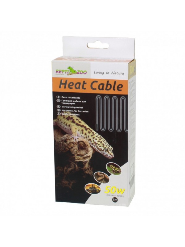 Нагрівальний кабель Repti-Zoo Heat Cable 7м 50W RS7050 для тераріуму з електромагнітним захистом