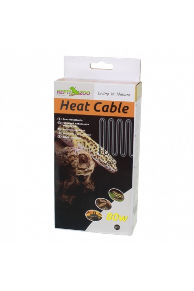 Нагрівальний кабель Repti-Zoo Heat Cable 9м 80W RS9080 для тераріуму з електромагнітним захистом