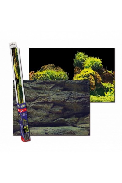Акваріумний задній фон Aqua Nova Скали/Рослини 150x60см (ROCK/PLANTS XL)