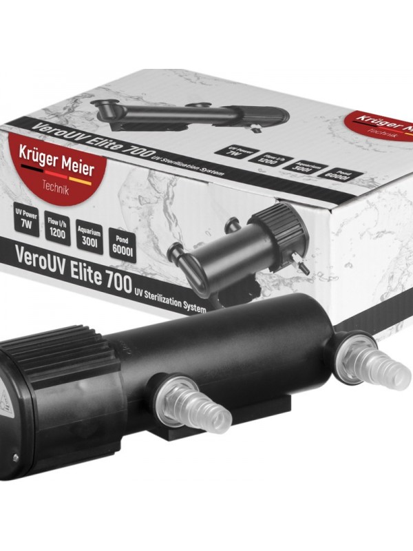 Стерилізатор Kruger Meier VeroUV Elite 700 7W для акваріумів до 300 л і ставків до 6000 л