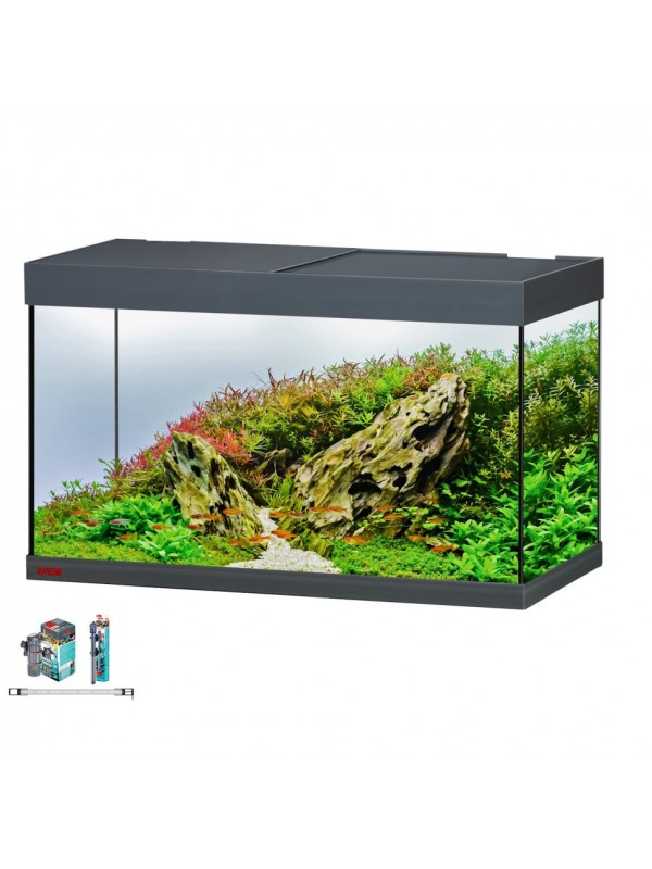 Аквариум Eheim vivaline LED 144 anthracite 80×40×45 см с LED, фильтром и нагревателем, без тумбы (0613109)