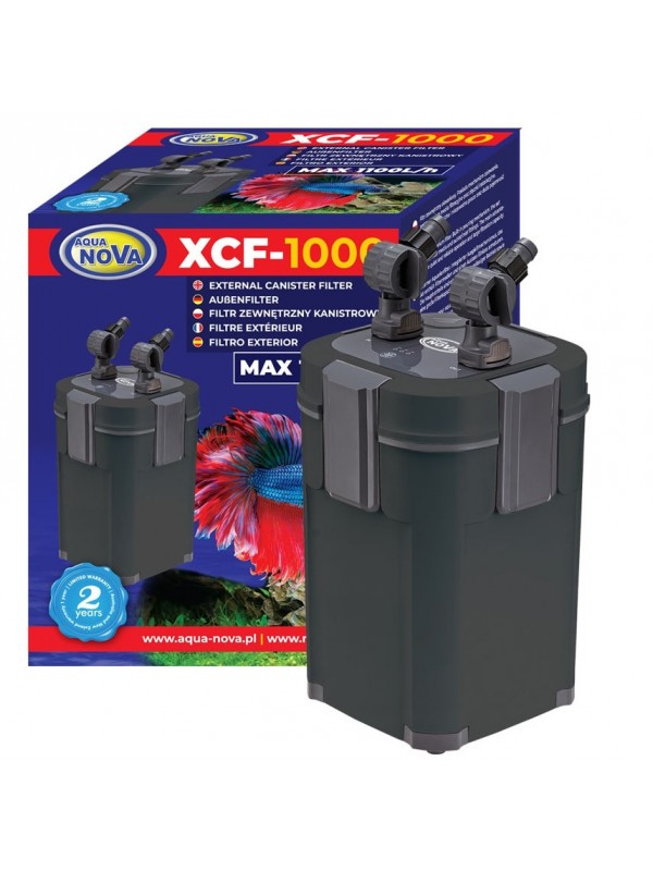 Зовнішній фільтр Aqua Nova з UV стерилізатором до 200л (XCF-1000)