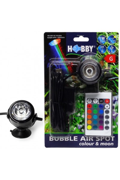 Распылитель с LED освещением Hobby Bubble Air Spot colour & moon (00677)