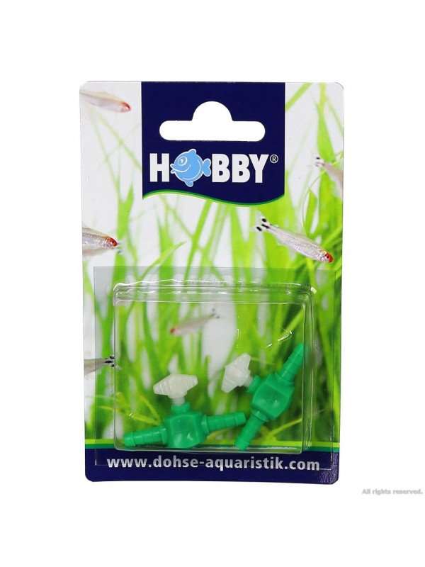 Кран для шлангу 4/6мм Hobby Air Valve 2шт. (63610)