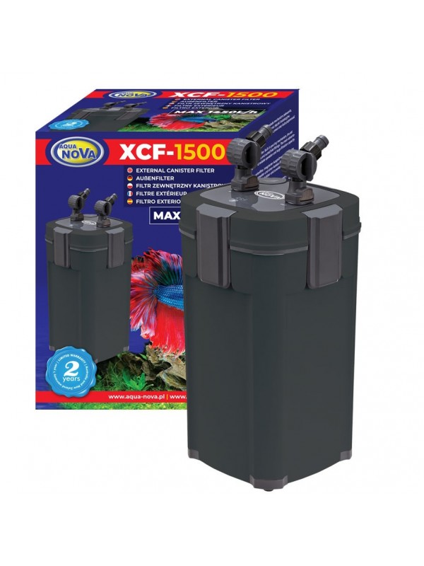 Зовнішній фільтр Aqua Nova з UV стерилізатором до 300л (XCF-1500)