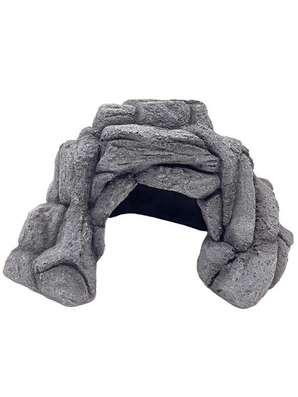 Декорация углового укрытия Hobby Rocky Corner Shelter 19×17,5×13,5 см для террариума и аквариума (36506)