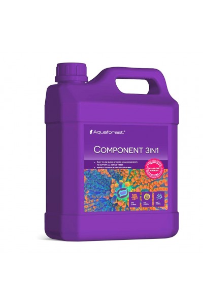 Макро и микроэлементы для морских аквариумов, метод Баллинга Aquaforest Component 3in1 2000мл