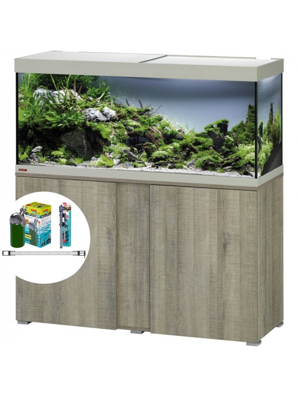 Акваріумний комплект Eheim vivaline LED 240 1x16.3W (LED) сірий дуб з тумбою (0613061)