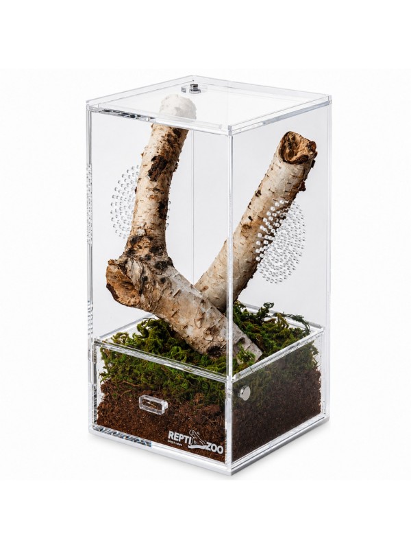 Террариум акриловый Repti-Zoo Easy Clean Acrylic ACR46 10×10×20 см для насекомых, пауков