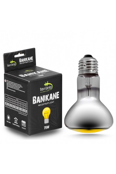 Неодимова лампа Terrario Banikane Neodymium Light 75W – обігрівальна UVA лампа для тераріуму