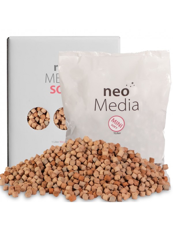 Наповнювач для біофільтрації зі зниженням pH Aquario Neo Media Soft Mini 1л