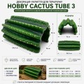 Декорация укрытия кактус Hobby Cactus Tube 3 24,5×16×12 см для террариума (36512)