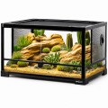 Террариум Repti-Zoo 60x45x32см со стеклянной дверцей, замком и водостойким дном (RK0117N)