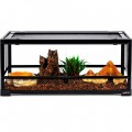 Террариум Repti-Zoo 60x45x32см со стеклянной дверцей, замком и водостойким дном (RK0117N)