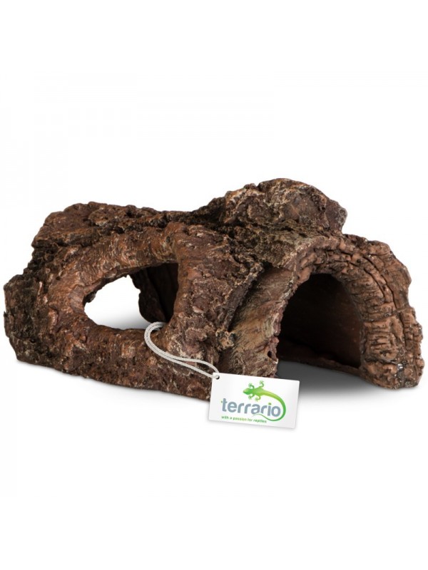 Декорація укриття Terrario Wood Cave S 14x9x7см (15108)