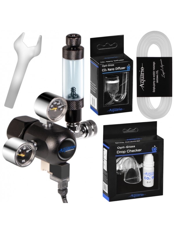 Комплект CO2 без балону Aquario Professional 2.0 з електроклапаном