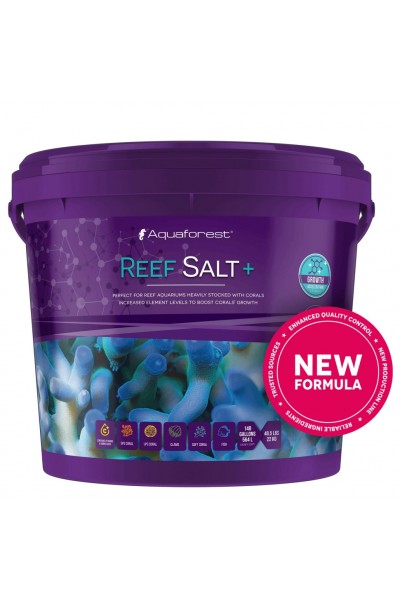 Соль морская для SPS и LPS кораллов Aquaforest Reef Salt Plus 22 кг с повышенным Ca, Mg и KH