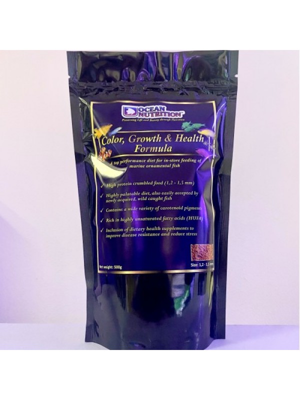 Корм Ocean Nutrition Color, Growth & Health Formula Marine 500г (1,2-1,5 мм)