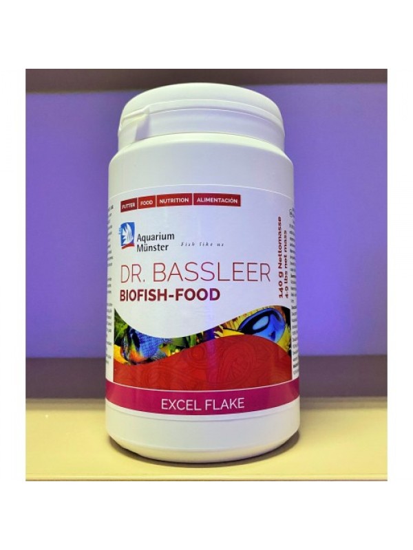 Корм Dr. Bassleer Biofish Food excel flake. Хлопья 140 гр