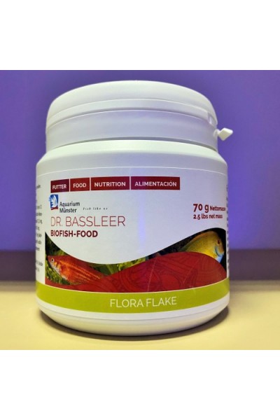 Dr. Bassleer Biofish Food flora flake. Хлопья 70 гр