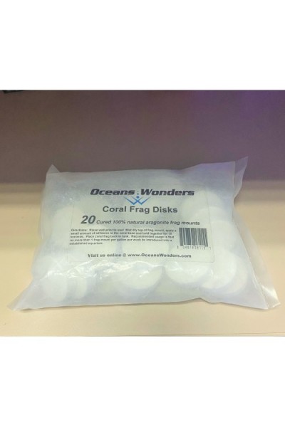 coral frag disk (плашки) 20 шт