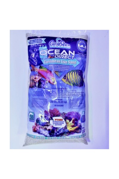 CaribSea OCEAN DIRECT Caribbean живий пісок 9,07 кг. 0,5-1мм