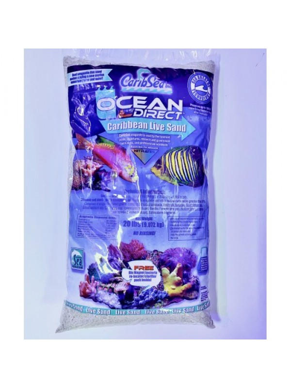 CaribSea OCEAN DIRECT Caribbean живий пісок 9,07 кг. 0,5-1мм