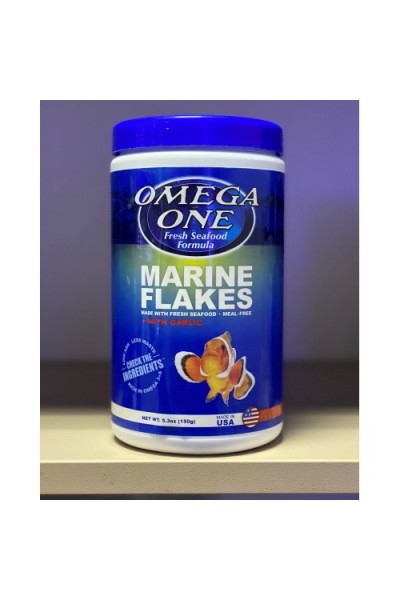 OmegaOne Garlic Marine Flakes 150г