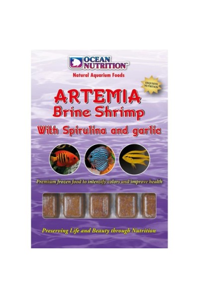 Ocean Nutrition Artemia Brine Shrimp with spirulina and garlic 100 г.