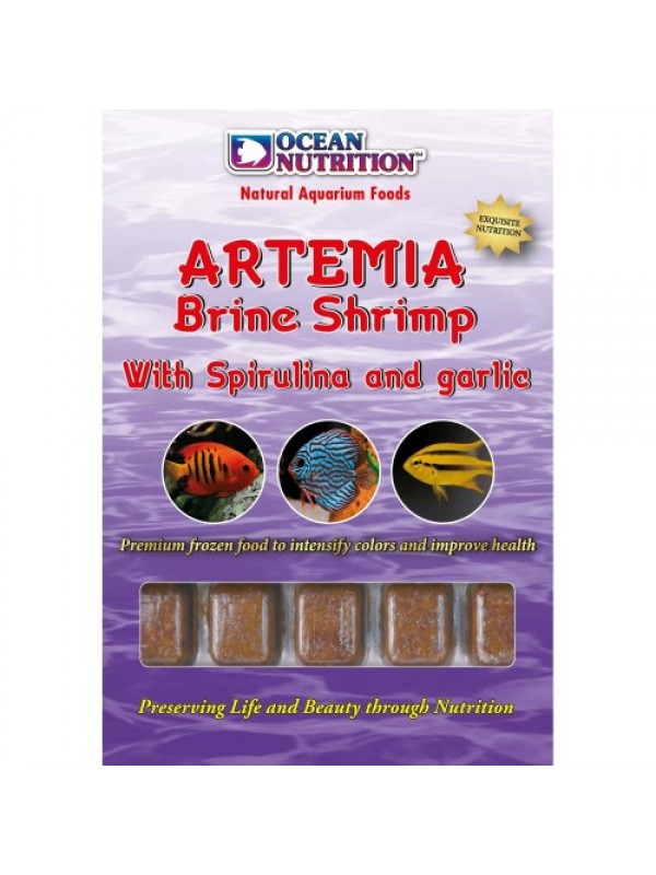 Ocean Nutrition Artemia Brine Shrimp with spirulina and garlic 100 г.
